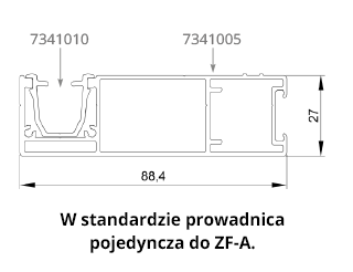 Prowadnice żaluzji fasadowych drutex