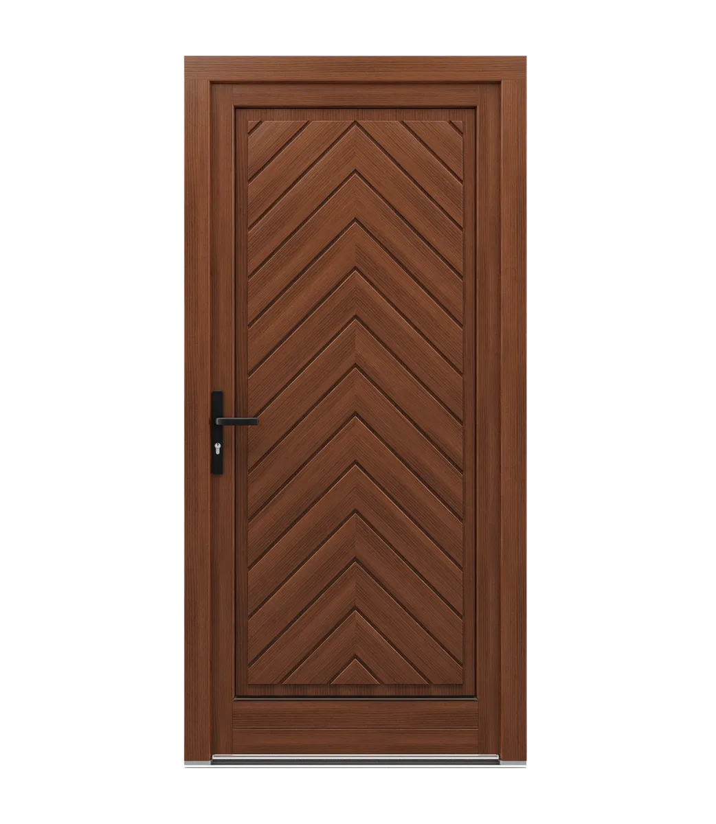 Spacers in wooden doors