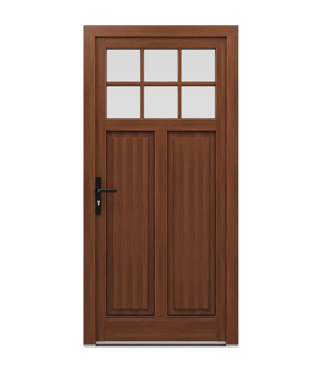 Spacers in wooden doors